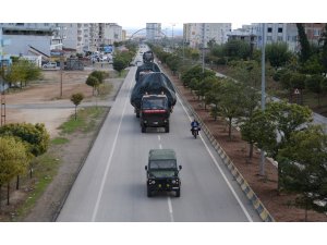 Suriye sınırına askeri sevkiyat