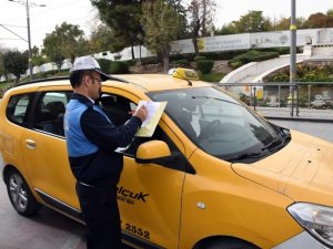 Büyükşehir zabıta ticari taksileri denetliyor
