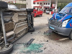 Ordu’da trafik kazası ucuz atlatıldı