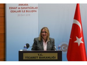 Bakan Pekcan: "Hedefimiz esnaf ve sanatkarlarımızın e-ticaret imkanlarını da kullanarak dünyaya açılmasını sağlamaktır"