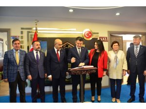 Bakan Pakdemirli, Vali Demirtaş’ı ziyaret etti