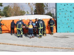 Van’da 6 ilin katıldığı deprem tatbikatı tamamlandı