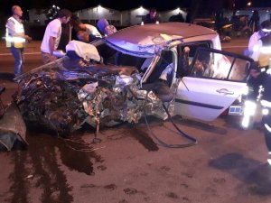 Samsun’da trafik kazası: 1 ölü, 1 yaralı