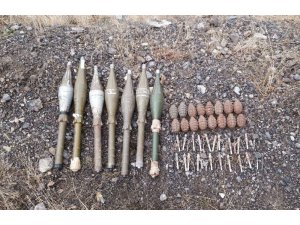 Hakkari kırsalında mühimmat ele geçirildi