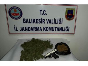 Gönen’de esrar operasyonu