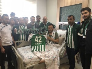 Çumralı Konyaspor taraftarından Başkan Oğuz'a ziyaret