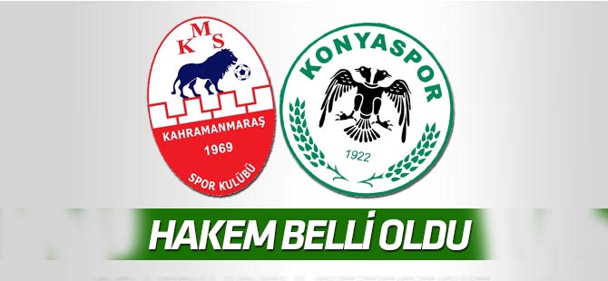 Kahramanmaraşspor-Konyaspor maçını  yaşar Kemal Uğurlu yönetecek