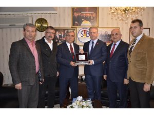 Sivas Valisi Gül'den STB'ye veda ziyareti