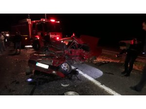 Kahramanmaraş'ta trafik kazası: 1 ölü, 2 yaralı