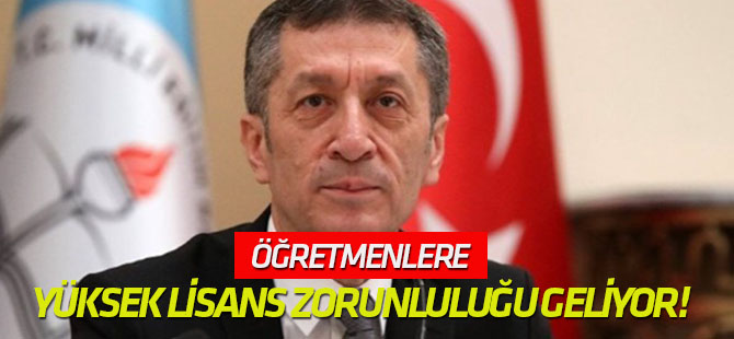 Öğretmenlere yüksek lisans zorunluluğu geliyor!