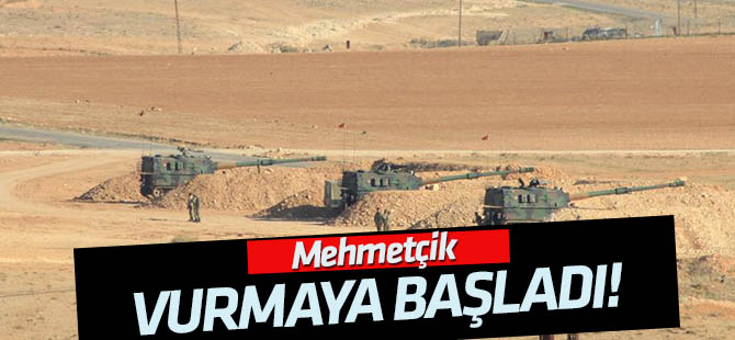 "Fırat'ın Doğu'suna top atışı başladı