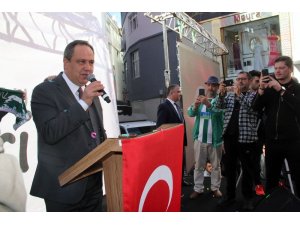 Başkan Aksu, miting düzenledi, 5 yıl daha yetki istedi