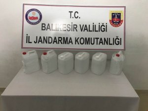 Balıkesir’de kaçak içki operasyonu