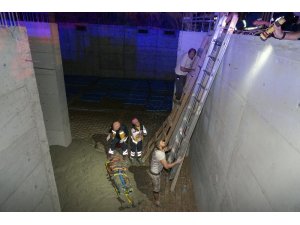 İnşaat işçisi elektrik akımına kapılarak yaralandı