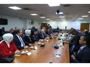 TBMM Başkanı Yıldırım, Güney Afrika Ulusal Eyaletler Konseyi Başkanı ile görüştü