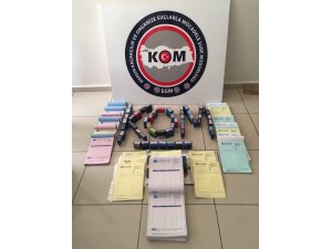Mersin’de naylon fatura operasyonu