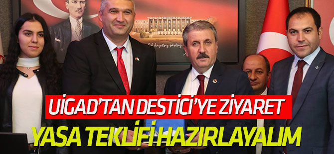UİGAD heyeti, BBP lideri Destici’yi ziyaret etti