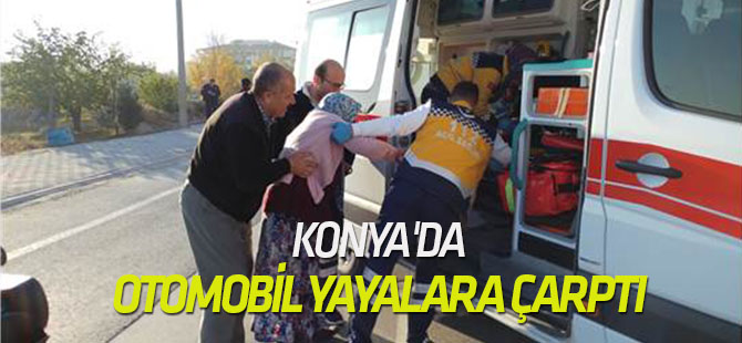 Konya'da Otomobil Yayalara Çarptı: 3 Yaralı