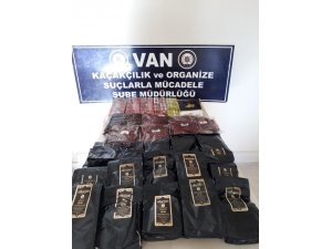 Van’da kaçak nargile tütünü ele geçirildi