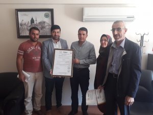 Altınekinli üreticilere sertifikaları verildi