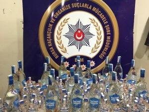 Bursa’da kaçak içki ele geçirildi