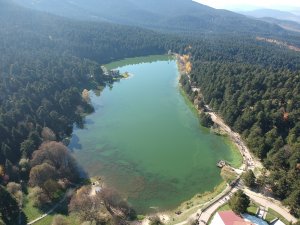 Gölcük Tabiat Parkı'na yoğun ilgi