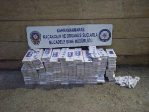 Pikabın gizli bölmesinden 3 bin paket kaçak sigara çıktı