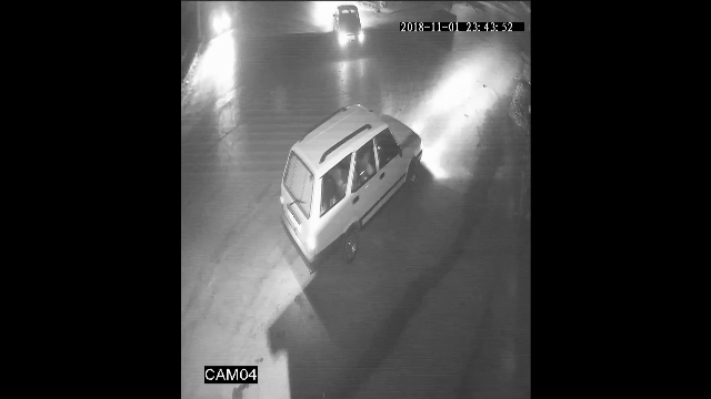 Ara sokaklarda drift atan sürücüler güvenlik kamerasına yakalandı