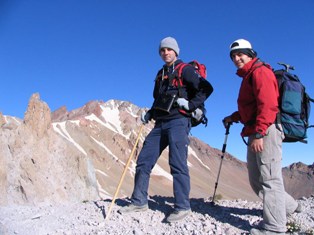 Dağcılar Erciyes dağı'na tırmandı