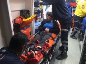 Ukraynalı turist Sahil Güvenlik ekiplerince kurtarıldı