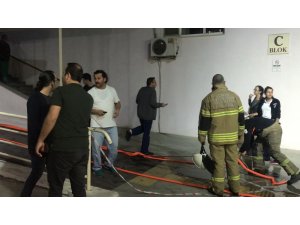 Konak’ta hastanede yangın
