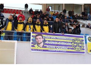 Ağrı 1970 Spor’dan Koray Şener için anlamlı pankart