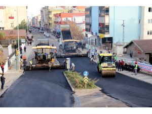 Suşehri'nde asfaltlama çalışması dolayısıyla kurban kesildi