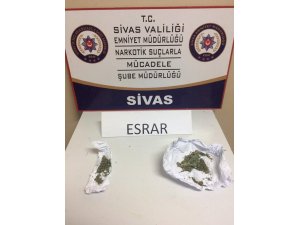 Sivas’ta narkotik sokak operasyonları