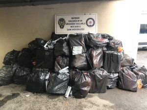 Batman’da 27 bin 600 paket kaçak sigara ele geçirildi