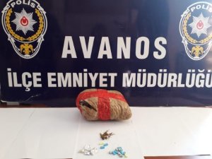 Avanos’ta 5 kilogram esrar ele geçirildi