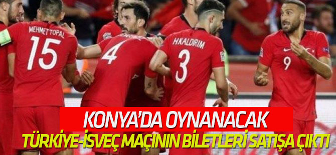 Türkiye-İsveç Maçının Biletleri Satışa Çıktı