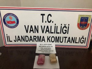Yolcuların üzerinde uyuşturucu madde bulundu
