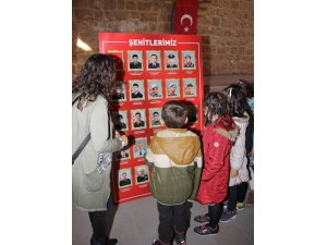 Beypazarı'ndaki şehit emanetleri sergisi