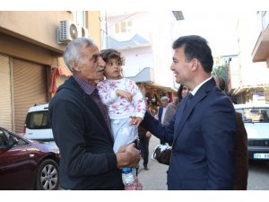 Başkan Akın, çalışmalarını İncirliova’da sürdürdü