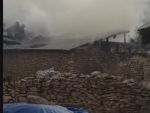 Suşehri’nde ki yangın korkuttu