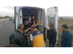 Keşan’da trafik kazası: 2 yaralı
