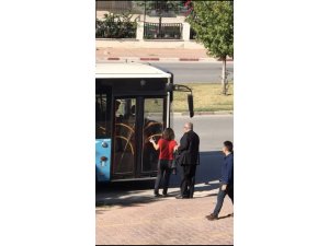 Antalya Büyükşehir gaziyi araçtan indiren şoförü affetmedi