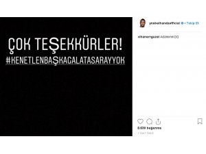 Galatasaraylı futbolculardan ve teknik heyetten ortak tepki