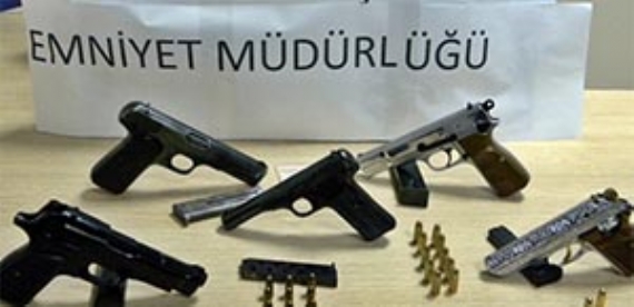 Silah kaçakçılarına 5 ilde operasyon