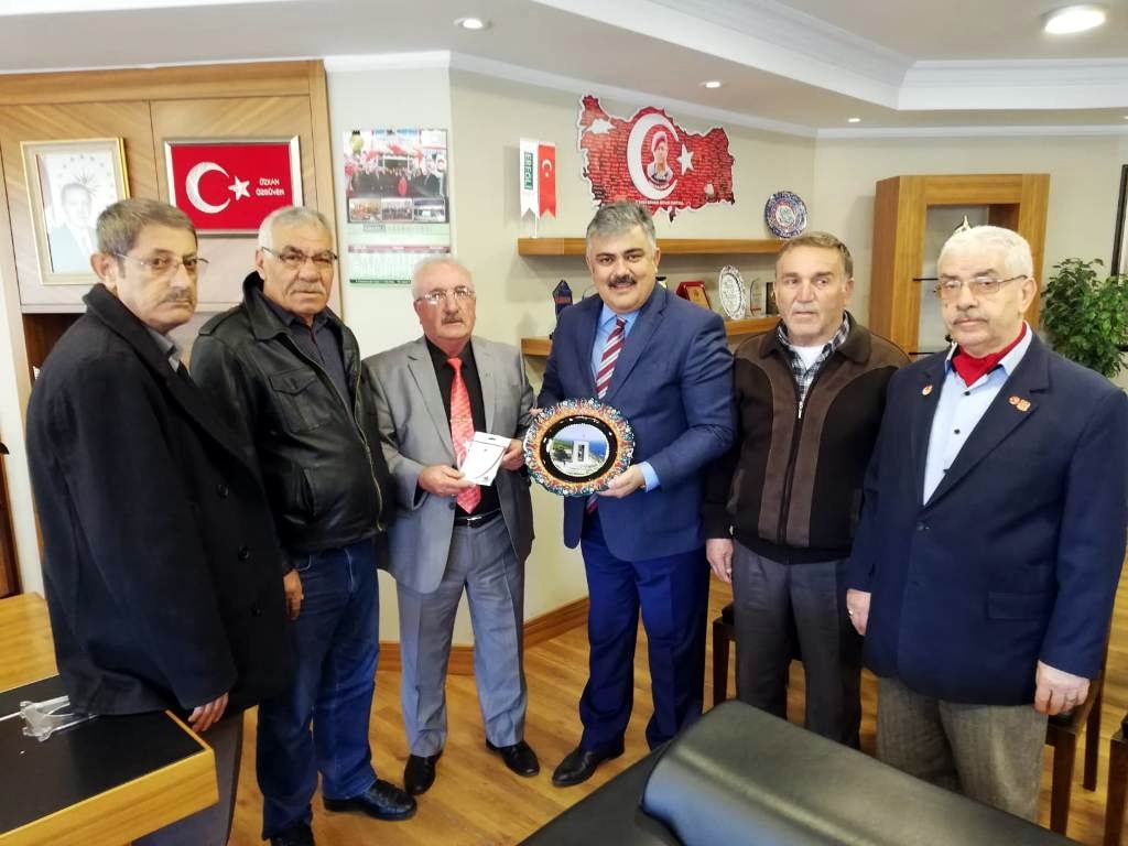 Gazilerden Başkan Özgüven'e ziyaret