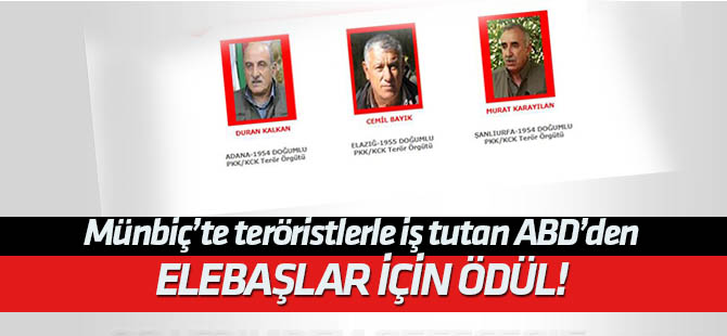 ABD'den PKK elebaşları hakkında bilgi verene ödül