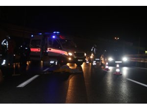 E-5’te motosiklet kazası: 1 ölü, 1 yaralı