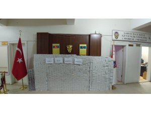 Van’da 12 bin 450 paket kaçak sigara ele geçirildi