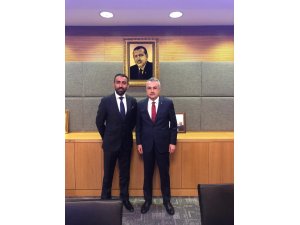 AK Partili aday adayı Eşin, TBMM’de vekilleri ziyaret etti